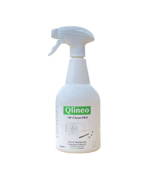 De professionele reiniger voor het schoonmaken van de condensor/ verdamper van een airco, warmtepomp en ventilatie