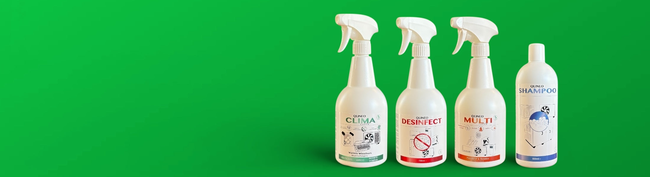 Qlineo reinigingsmiddelen 